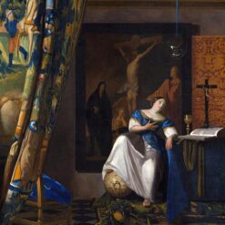 Johannes Vermeer 'Allegory on Faith' (c.1671-1674) – A Timeless Allegorical Portrait of Faith