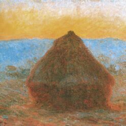 Custom Grainstack by Claude Monet 1891 – Vibrant Impressionist Landscape Painting from Dafen Village