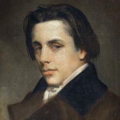 Hand-painted Oil Reproduction of Bouguereau's "Portrait of a Man" | Elegant Fine Art for Home Décor