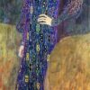 Gustav Klimt 'Emilie Floege' 1902 Oil Painting – Famous Art Nouveau Portrait of Gustav Klimt’s Muse