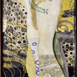 Gustav Klimt 'Water Serpents I (Friends)' 1904 Oil Painting – Art Nouveau Depiction of Female Figures and Nature