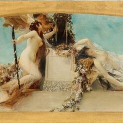 Buy Gustav Klimt 'Altar of Dionysus' 1886 – Elegant Art Nouveau Study for the Iconic Burgtheater Ceiling in Vienna