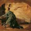 Gustav Klimt 'Design for the Allegory of Music (Organ Player)' Oil Painting – Art Nouveau Representation of Music and Female Figure