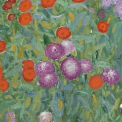 Gustav Klimt 'Flower Garden' – Exquisite 1905-07 Art Nouveau Oil Painting Celebrating Floral Elegance
