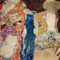 Gustav Klimt 'The Bride' 1918 Oil Painting – Elegant Art Nouveau Representation of a Bride in Rich Detail