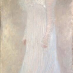 Hand-painted Gustav Klimt 'Portrait of Serena Lederer' – Stunning 1899 Art Nouveau Portrait of Female Grace
