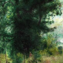 Reproduction of Pierre-Auguste Renoir’s "A Fence in the Forest" 1878 – Hand-Painted Oil Painting on Canvas | Dafen Village
