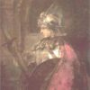 Hand-painted Rembrandt 'A Man in Armour' 1655 – A Masterful Display of Authority