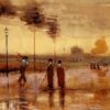 High-Quality Van Gogh A Sunday in Eindhoven Replica – 1885 Impressionist Oil Painting from Dafen Village Studio