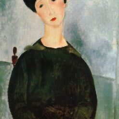 Buy Modigliani’s "A Young Girl" 1918 - Premium Oil Painting Reproduction | Custom Handcrafted Canvas Art