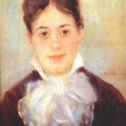 Hand-Painted Reproduction of Pierre-Auguste Renoir’s "A Young Woman" 1875 | Custom Canvas Art from Dafen Village