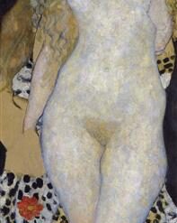 Adam and Eva (Unfinished)" by Gustav Klimt (1917-1918) – Handcrafted Oil Painting Reproduction of Masterful Symbolist Composition