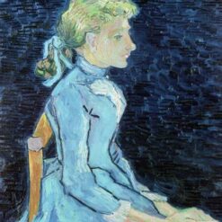 1890 Portrait of Adeline Ravoux by Vincent van Gogh - Stunning Oil Painting Reproduction from Dafen Village Artists