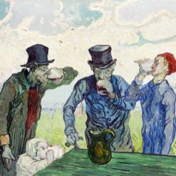 Buy Van Gogh The Drinkers (after Daumier) – 1890 Handcrafted Oil Painting Reproduction for Home Decor