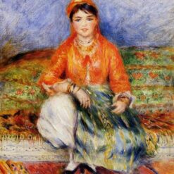 Custom Oil Painting Reproduction of Pierre-Auguste Renoir’s "Algerian Girl" 1881 – High-Quality Canvas Art | Dafen Village