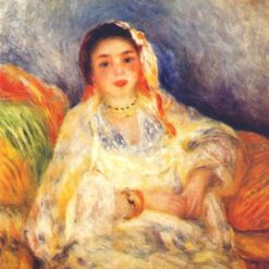 Buy "Algerian Woman Seated" by Pierre-Auguste Renoir – Hand-Painted Oil Painting Reproduction | Impressionist Art from Dafen Village