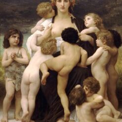 Reproduction of Bouguereau’s "Alma Parens" (The Motherland) | High-Quality Hand-painted Oil Art for Sale
