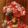 Authentic Reproduction of Renoir’s "Anemones" – Custom Impressionist Oil Painting Inspired by the 1909 Artwork | Dafen Village
