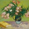 Vincent van Gogh Oleanders and Books (1888) – Fine Art Custom Oil Painting Reproduction from Dafen Village Studio
