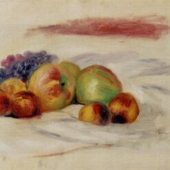 Renoir’s "Apples and Grapes" c.1910 – Custom Oil Painting Reproduction for Art Lovers and Collectors | Dafen Village