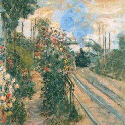Impressionist Landscape Oil Painting Arriving at Montegeron 1876 by Claude Monet - Authentic Dafen Village Art