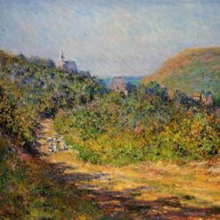At Les Petit-Dalles by Claude Monet – Beautiful Impressionist Oil Painting Reproduction from Dafen Village Studio