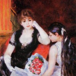 Authentic Reproduction of Renoir’s "At the Concert (Box at the Opera)" – Custom Oil Painting of the 1880 Parisian Opera | Dafen Village