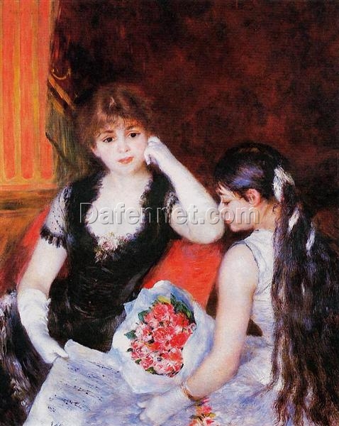 Authentic Reproduction of Renoir’s “At the Concert (Box at the Opera)” – Custom Oil Painting of the 1880 Parisian Opera | Dafen Village