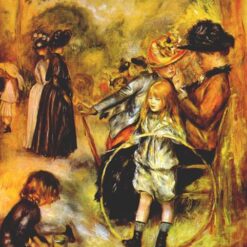 Custom Oil Painting Reproduction of Pierre-Auguste Renoir’s "At the Luxembourg Gardens" 1883 – Parisian Park Art | Dafen Village