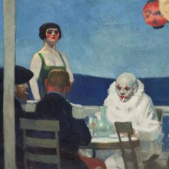 Soir Bleu" by Edward Hopper - 1914 Oil Painting Reproduction | Beautiful Hand-Painted Canvas Artwork for Art Collectors