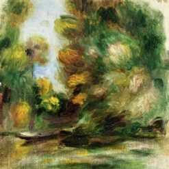 Authentic Reproduction of Renoir’s "Banks of the River" – Custom Oil Painting Inspired by French Riversides | Dafen Village