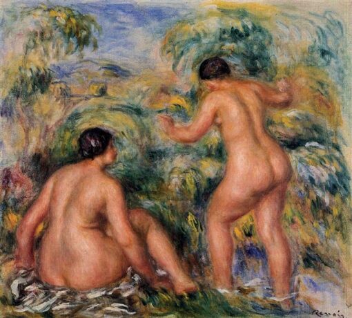 Comprar “Bañistas” (1917) de Renoir - Reproducción de pintura al óleo de alta calidad | Arte en lienzo personalizado de Dafen Village