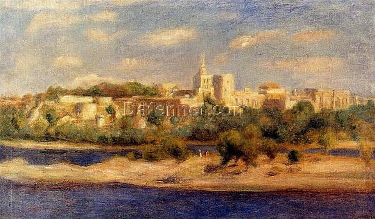 Buy “Bathers on the Banks of the Thone in Avignon” by Pierre-Auguste Renoir – Beautiful Bathing Scene Reproduction on Canvas | Dafen Village