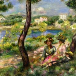 Authentic Reproduction of Renoir’s "Beaulieu" – Custom Oil Painting of the 1890 Seaside Landscape | Dafen Village