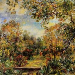 Custom Oil Painting Reproduction of Pierre-Auguste Renoir’s "Beaulieu Landscape" (1893) – Serene Coastal Art | Dafen Village