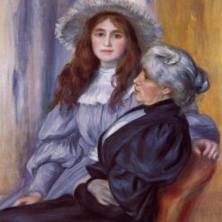 Buy Renoir’s "Berthe Morisot and Her Daughter Julie Manet" (1894) – High-Quality Oil Painting Reproduction | Custom Canvas Art from Dafen Village