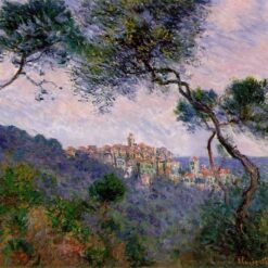 Claude Monet’s Bordighera, Italy (1884) – Hand-Painted Oil Painting, Perfect for Home Decor