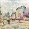 High-Quality Reproduction of Van Gogh’s Boulevard de Clichy – Beautiful 1887 Oil Painting from Dafen Village Studio