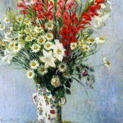 Bouquet of Gadiolas, Lilies and Dasies Claude Monet Date: 1878