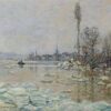 Impressionist Oil Painting Reproduction: Claude Monet's Breakup of Ice (1880) - Handcrafted by Dafen Village Artists