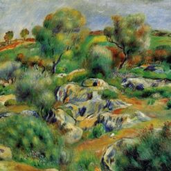 Buy "Breton Landscape" by Pierre-Auguste Renoir – Beautiful Coastal Scene Reproduction on Canvas | Dafen Village