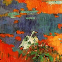 Buy Paul Gauguin’s "Breton Woman and Goose by the Water" 1888 - Premium Oil Painting Reproduction | Custom Handcrafted Canvas Art