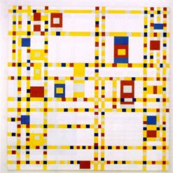 Piet Mondrian 'Broadway Boogie Woogie' (1942-1943) – Vibrant Abstract Expressionism Painting for Home Décor