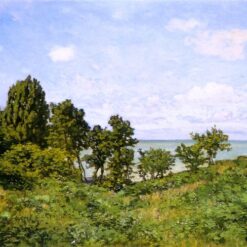 Classic Impressionist Seascape By the Sea (1864) by Claude Monet – High-Quality Hand-Painted Reproduction, Dafen Village
