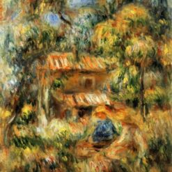 Authentic Reproduction of Renoir’s "Cagnes Landscape" – Custom Oil Painting of Serene Mediterranean Views | Dafen Village