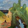 Paul Gauguin "Calvaire Breton" 1889 - Custom Oil Painting Reproduction of Breton Landscape