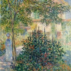 Camille Monet in the Garden at the House in Argenteuil by Claude Monet – High-Quality Hand-Painted Oil Painting Reproduction from Dafen Village Studio
