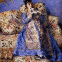 Authentic Reproduction of Renoir’s "Camille Monet Reading" – Custom Oil Painting of a Tranquil Domestic Scene | Dafen Village