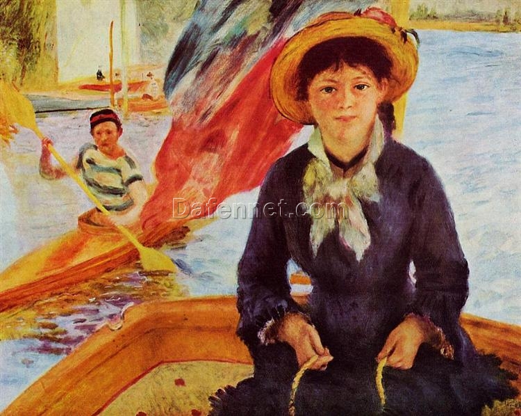 Buy Renoir’s “Canoeing (Young Girl in a Boat)” – High-Quality Oil Painting Reproduction of Girl in a Boat Scene | Dafen Village