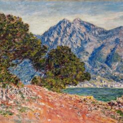 Dafen Village Oil Painting Studio – Claude Monet’s Cap Martin 2 (1884) Hand-Painted Seascape